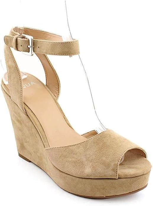 aqua platform sandals