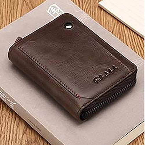 MQYZS Wallet Mens with Coin pocket Feel comfortable Not easy to dirty |Ultra Thin Automatic Pop-up Card