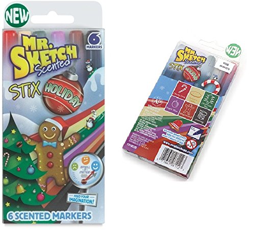 28 Pack Includes Original Holiday Mr Sketch Stix Scented