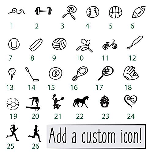 image for Madi Kay Designs Engraved Name Water Bottle, Back to School, Personali