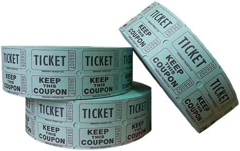 Double Roll Tickets - Green (2000)