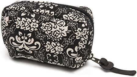 Abrazo Designs 6-Bottle Essential Oil Carrying Case For Doterra, Young Living Bottles For Aromatherapy Travel Or Storage Black