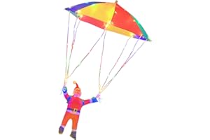 Santa Parachutes Solar Decoration Light Outdoor Indoor Christmas String Decorative for Window Stairs Holiday Party Parachutes