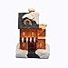 innodept12 Lighting up DIY Christmas Doll Figurine Tiny Resin House Village Building (Small House Store Building)