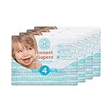 Honest Baby Diapers, Teal Tribal, Size 4, 116 Count
