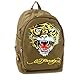 Ed Hardy Bruce Tiger Backpack - Brown
