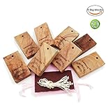 Moth Repellent Protection For Closet Clothes Freshener And Drawer Storage Accessories Natural Fresh Camphor Wood Root Blocks Hang Up Aromatic Non-toxic Repel Pests For Wardrobes Large Size 8 Chips