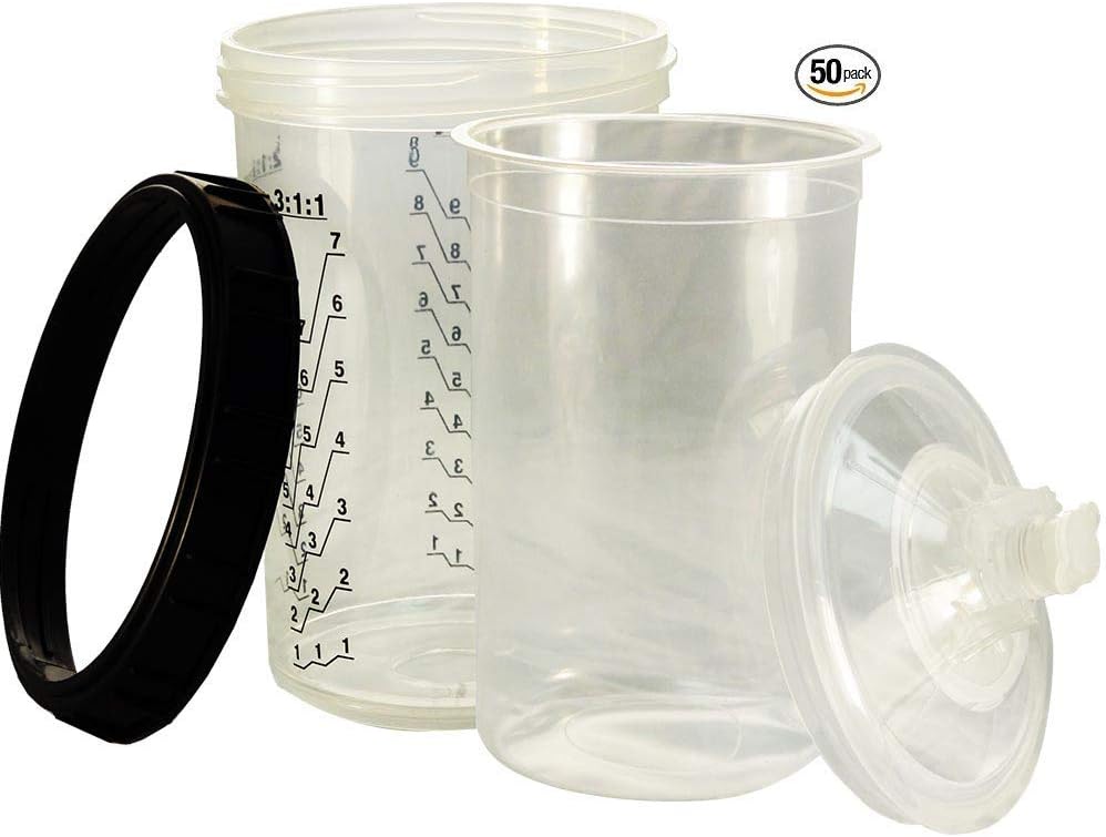 3P Products Gravity Feed Disposable Paint Cup System