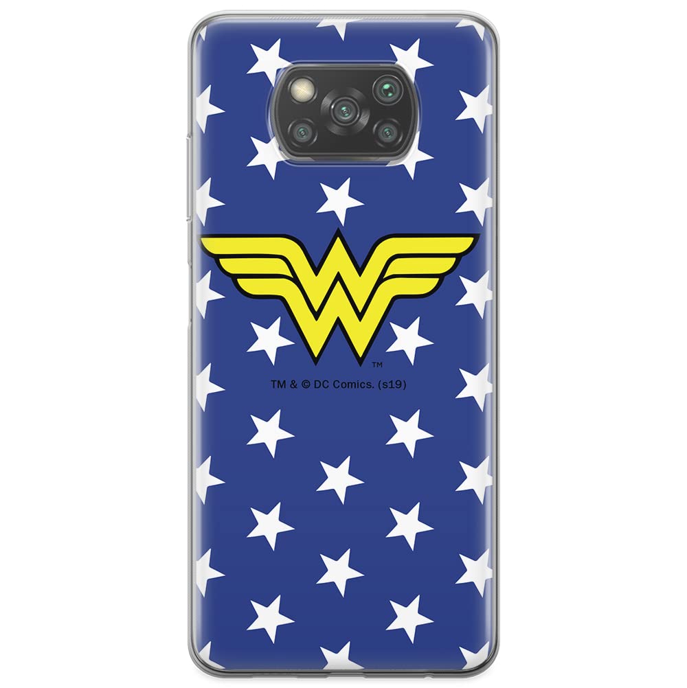 ERT GROUP mobile phone case for Xiaomi POCOPHONE X3 original and officially Licensed DC pattern Wonder Woman 006 optimally adapted to the shape of the mobile phone, case made of TPU