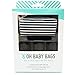 Oh Baby Bags Diaper Bag Clip-On Dispenser Gift Box with Disposable Bags for Dirty Diapers - Recycled Plastic - Stripe Duffle Plus 48 Black Unscented Bags