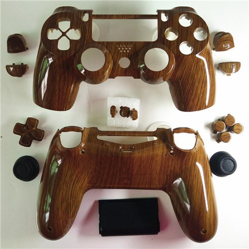 Wps Hydro Dipped Wooden Grain Replacement Designer Housing Shell And Full Button Set For Ps4 Controller Buy Online In Brunei At Brunei Desertcart Com Productid