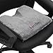 Finnkarelia Memory Foam Wedge Seat Cushion for Back Pain Relief and Sciatica Office Chair and Car Comfort Pillow, Non-Slip Bottom Design