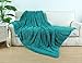 CaliTime Blanket Super Soft Warm Plush Fuzzy Faux Fur Bed Throw for Couch Sofa Bedding Living Room 60 X 80 Inches Teal