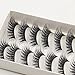 Oksale 10 Pairs Thick Long Cross Party False Eyelashes Black Band Fake Eye Lashes (Black)