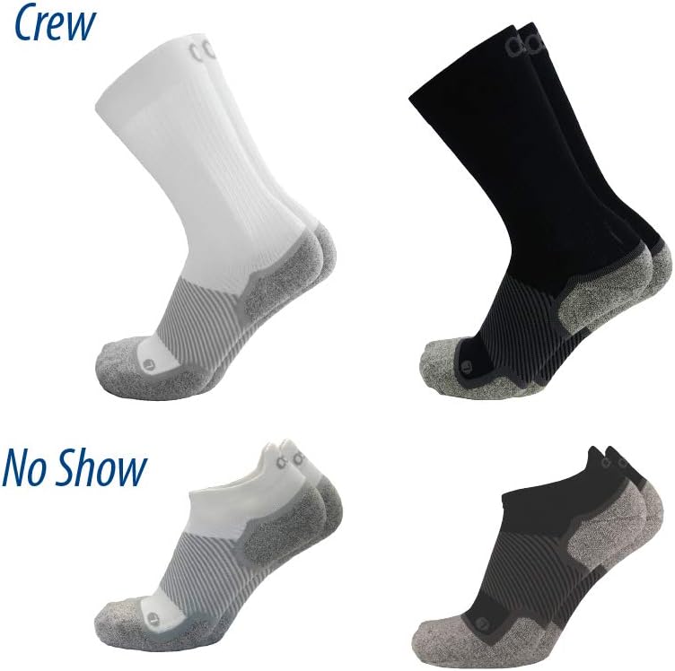 OrthoSleeve WC4 Wellness Socks for Diabetes,Edema,Neuropathy & Circulation (Noshow, Medium, White, 1 Pair): Health & Personal Care