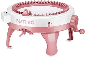 FYGAIN SENTRO Knitting Machine 48 Needles with Row Counter, Knitting Board Rotating Double Knitting Loom Machine Kits