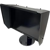 29&ndash;33.9" Wide Adjustable Monitor Hood (Measured by Width, Not Diagonal) | Enhances Privacy &amp; Reduces Glare, Light Blocking Screen Shade for Office, Photo Editing &amp; Gaming