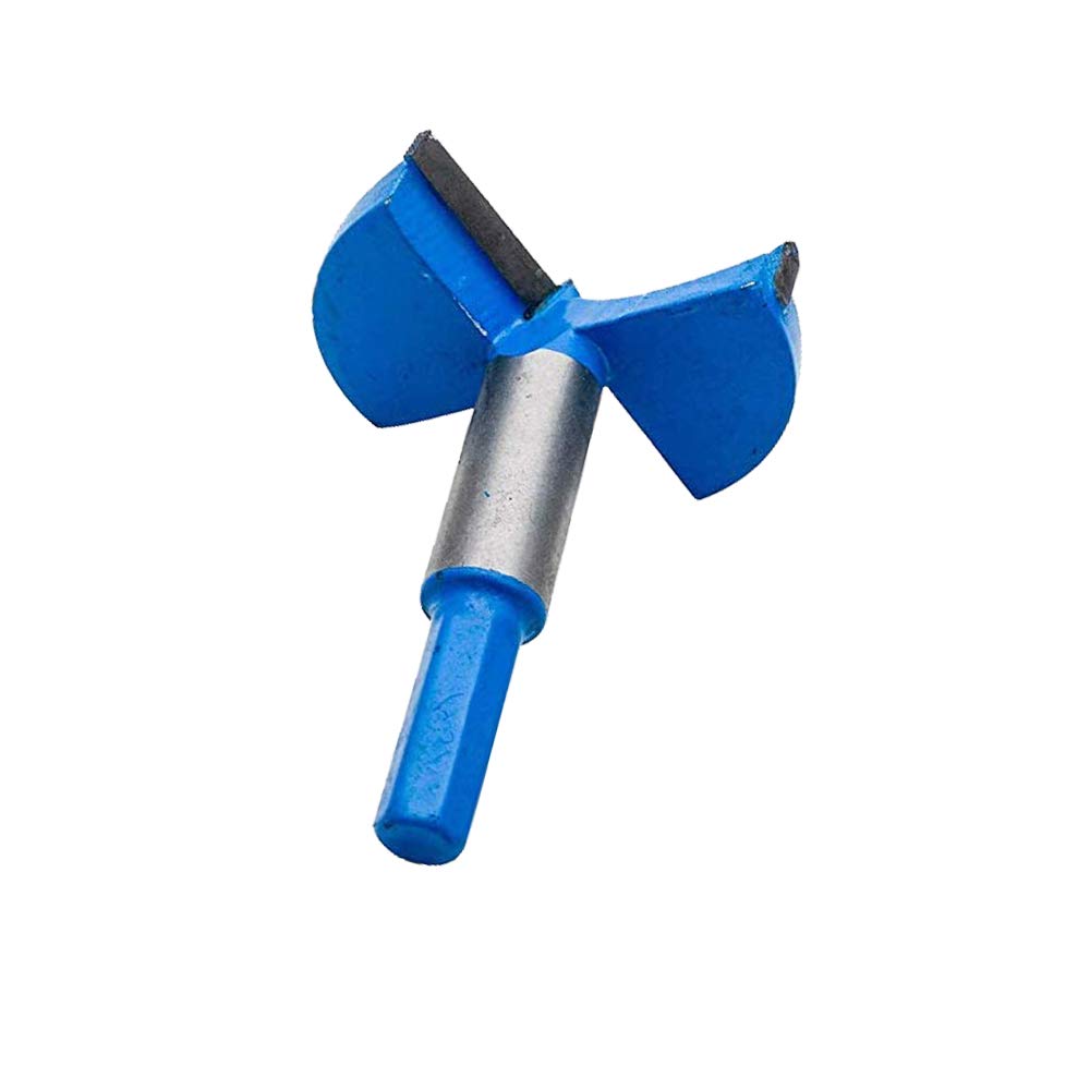 60mm Blue Hole Saw Drill Bit Tool Auger Opener Wood Drilling Woodworking Hinge Hole Drilling Boring Bit Cutter — image 1