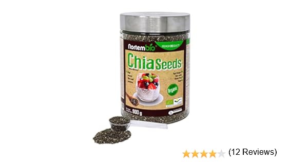 Semillas de Chia (Salvia hispanica) Natural NortemBio 900g ...