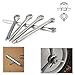Boeray 240 pcs 15 Size Split Cotter Pin Hitch Pins Clip Key Fastner Assortment Kit -M1 M1.5 M2 M2.5 M3