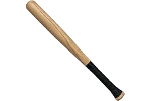 21 Inch Professional Wooden Baseball Bat with Wrapped Handle for Training, Competition