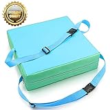Hoomall Dining Booster Seat Chair Heightening Cushion Portable Booster Seat Cushion Double Straps Washable Thick Chair Increasing Cushion for Baby Toddler Kids