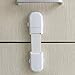 Kemimi Home Safety Door Drawer Canbinet Locks - Protective Latches for Babies Collision Avoidance and Anti-Pinch - Short Locks, Environmental, Multipurpose, White Color