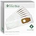 6 - FilterBuy Hoover Type Q Replacement Vacuum Bags. Designed by FilterBuy to fit Hoover Platinum Vacuum Cleaners.