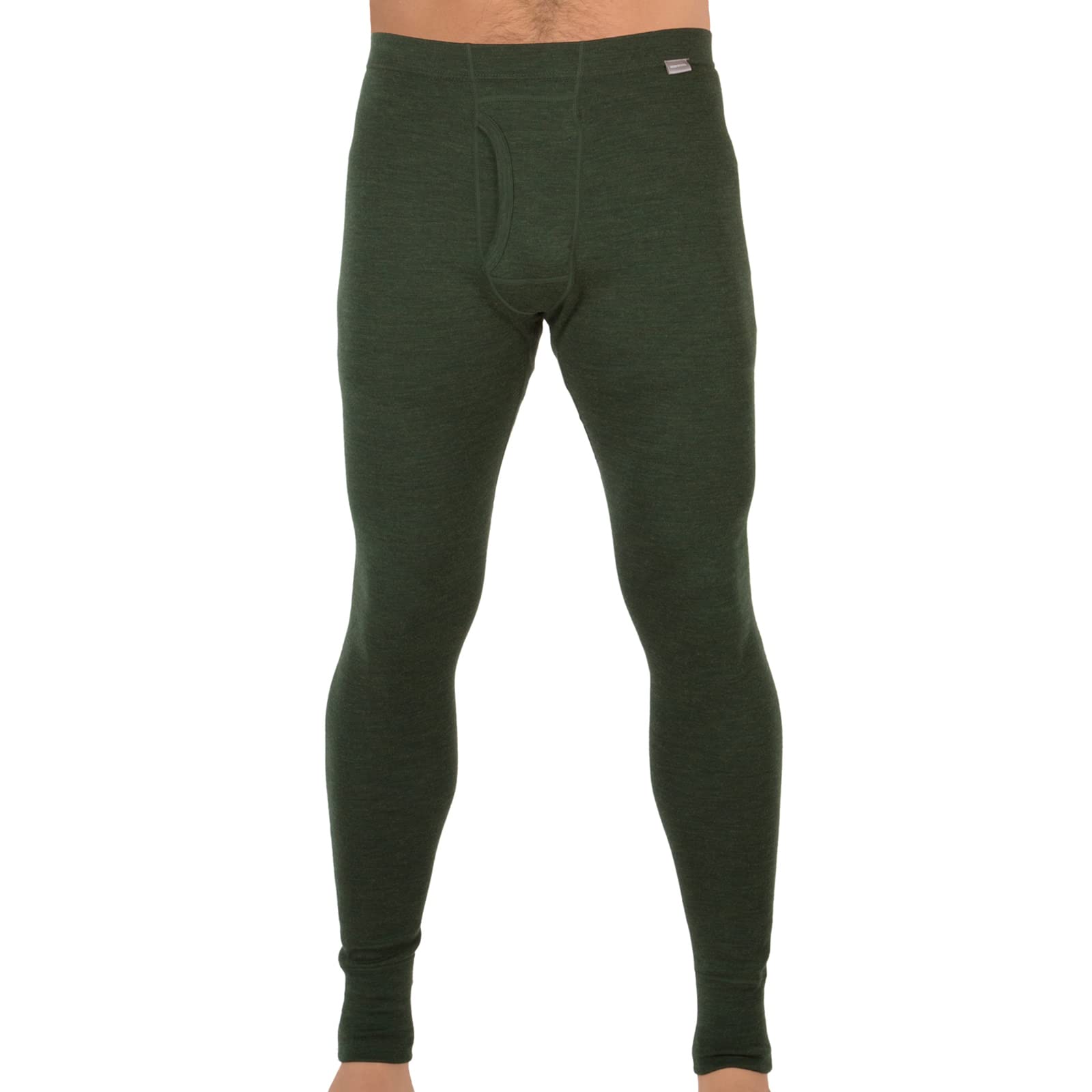 Photo 1 of MERIWOOL Mens Base Layer 100% Merino Wool Thermal Pants Army Green