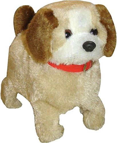 heckle n jeckles jumping musical dog | jumping puppy toy gift for kids-Brown