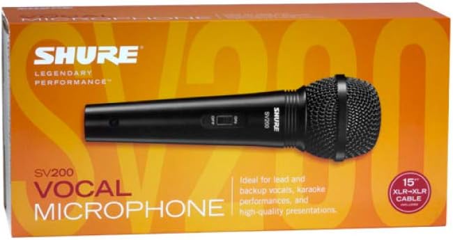 Shure SV200 Microphone, Dynamic, black, Tamanho único - Image 4