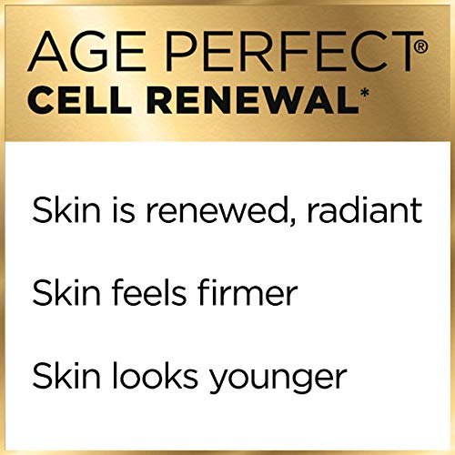 L'Oreal Paris Skincare Age Perfect Cell Renewal Skin Renewing Day Cream with SPF 15, Face Moisturizer with Salicylic Acid to Stimulate Surface Cell Turnover for Visibly Radiant & Vibrant Skin, 1.7 oz