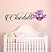 Cryptonite Owl Baby Room Decor | Custom Name Wall Decal | Ready to Use | Fully Customizable with Name, Color, Design and Size | Non-Toxic | Wall Decor Easy to Apply (Wide 32