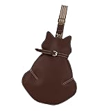 Leather Kitty Chest Bag for Women,Fashion Cat
