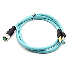BOUUNCIY M12 4 Pin D Code Female to RJ45 Industrial