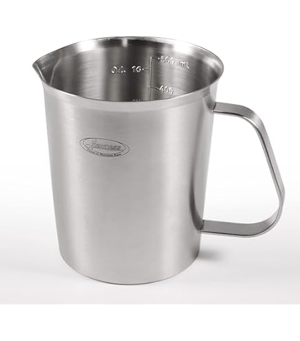 Amazon.com: S/S Graduated Measuring Cup, 2 Qt: Home & Kitchen