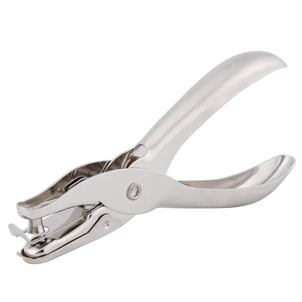 DEWIN Ticket Punch, Single Hole Puncher Paper Punch Single Hole Puncher Circle Cutting Tool for Crafts Scrapbooking Ticket Marking