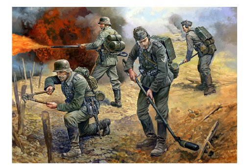 Zvezda Models 1/72 German Sturmpioniere (8 Figures With Equipment)