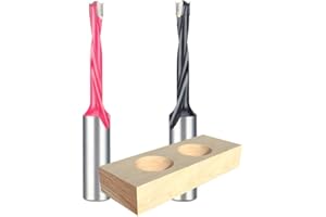 HUHAO 2PCS 5mm Cut Dia 10 mm Shank MZB Center Drill Bit 70Mm Length Wood Router Bit Wood Row Drilling for Boring Machine