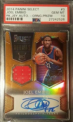 joel embiid autographed basketball