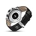 Huawei Watch Stainless Steel with Black Suture Leather Strap (U.S. Warranty)