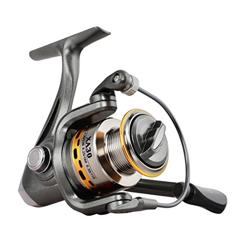 FISHINGSIR Spinning Fishing Reel Metal Spool 7+1BB for Freshwater Saltwater 1000 Series