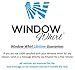 Total Blackout Window Film: 100% Light Blocking Film with Heat Resistant White Side - Room Darkening, Static Cling Film for Privacy & Day Sleep - No Residue, Stops UV, Easy Removal (36 x 72 in.)
