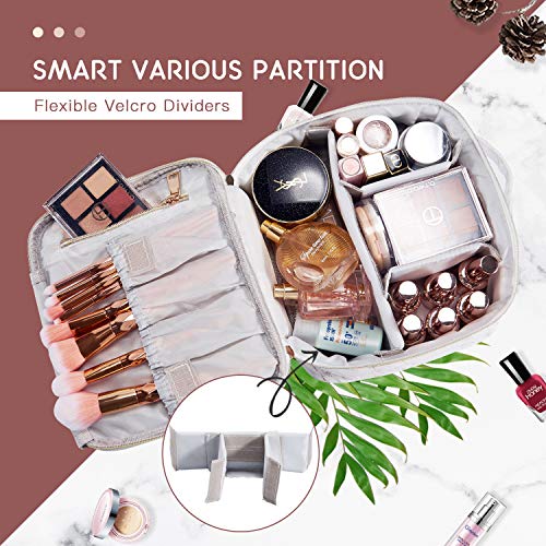 Travel Makeup Bag,Stagiant Cosmetic Bag,Organizer for Cosmetics Makeup Brushes Toiletry Travel Accessories with Dividers,Travel Case for Women,Marble 4 Travel Makeup Bag,Stagiant Cosmetic Bag,Organizer for Cosmetics Makeup Brushes Toiletry Travel Accessories with Dividers,Travel Case for Women,Marble
