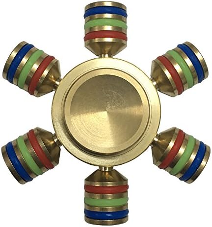 Fidget Spinner CiCOTEX Finger Spinner EDC Focus Stress Reducer Hand Spinning Novelty Toy - Pure Copper Body