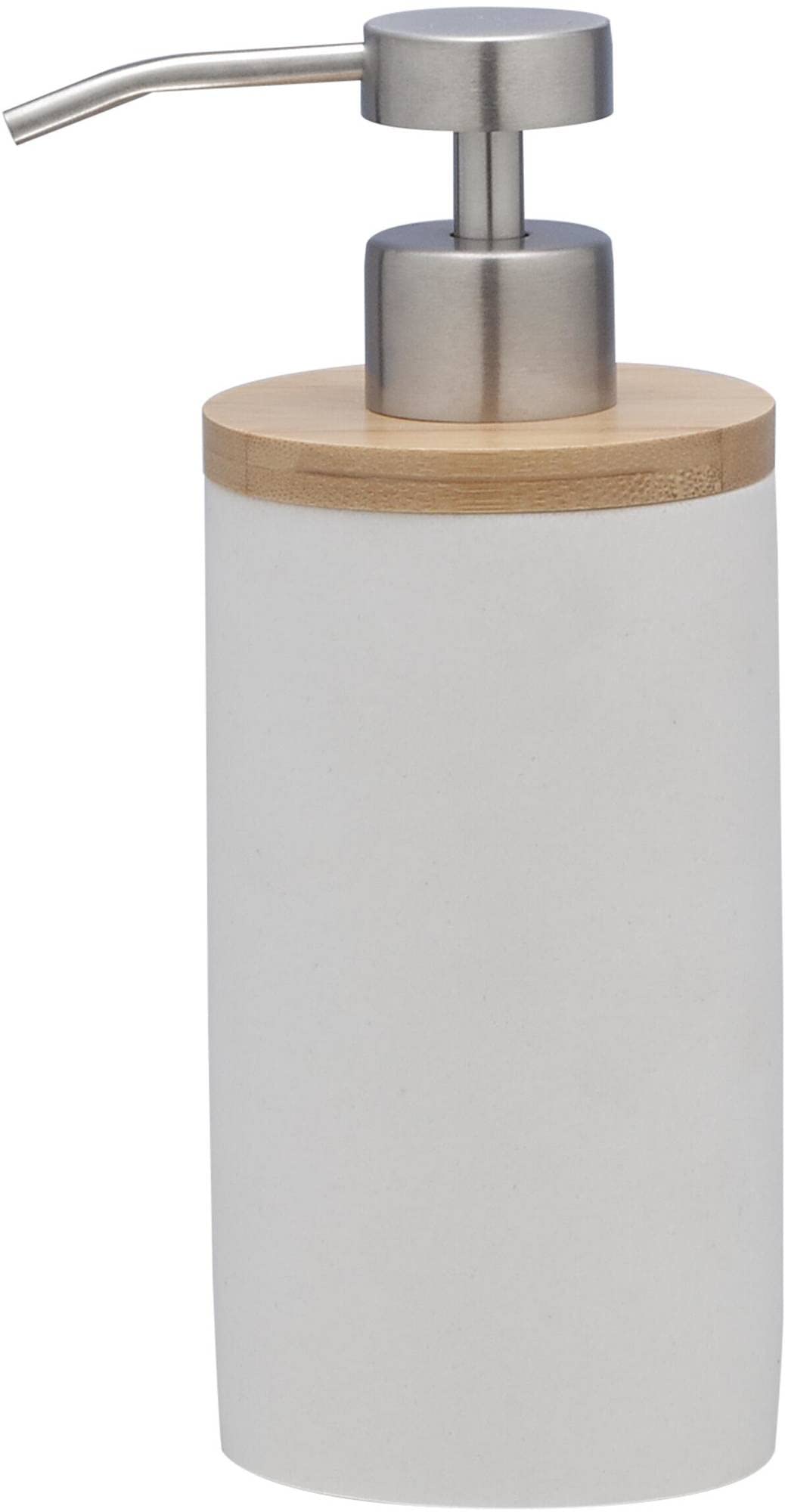 Sealskin Grace Soap Dispenser, Polyresin, White, 9.6 x 18 x 7 cm