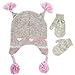 ABG Accessories Girls' Owl Hat and Mitten Set