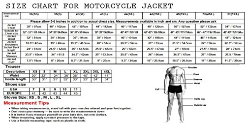 Bestzo Men's Deadpool Real Leather Motorcycle Suit with Armor Protection Split Leather Red L - Thumbnail 3