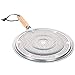 Flame Simmer Ring Heat Diffuser with Wood Handle