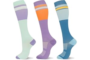Athletic Compression Socks for Women Men 3 Pairs for Sports Running Nurses Traveler
